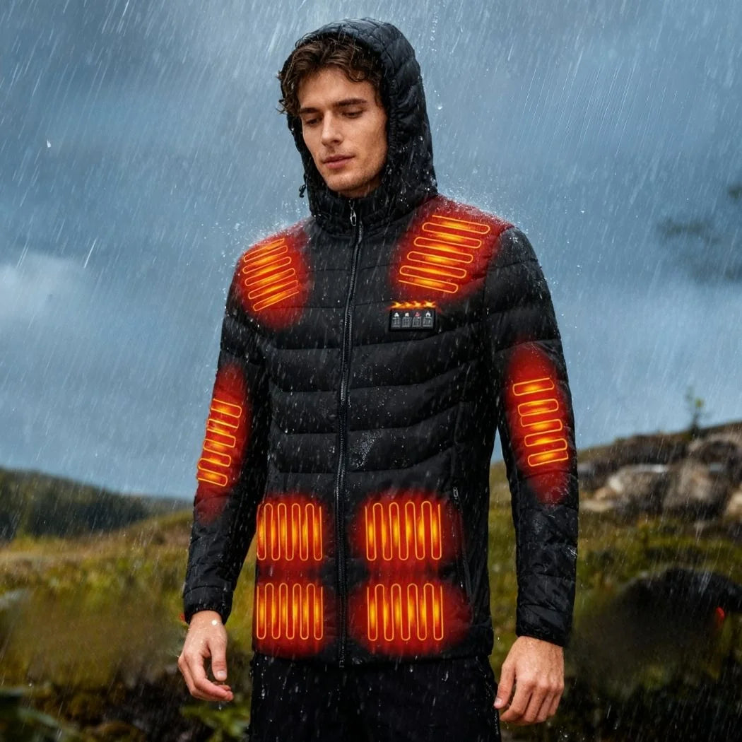 Heated Jacket™ – Inteligentna Kurtka Grzewcza z Włóknem Węglowym | 🚚 Darmowa wysyłka | Oszczędzasz 101 zł