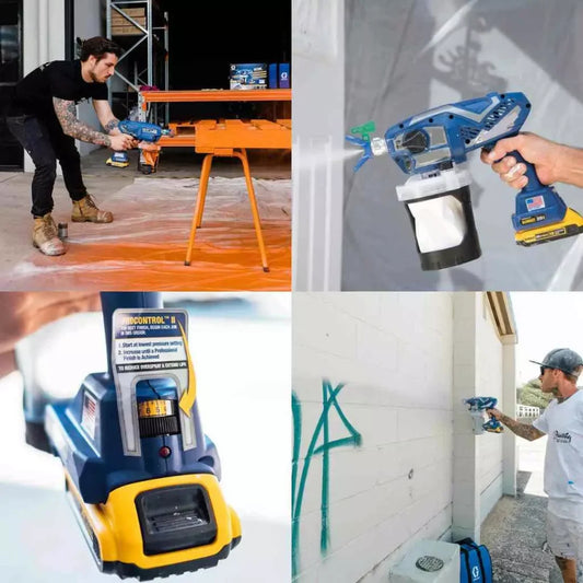 Pistolet Natryskowy – Maluje 250m², 70% Mniej Farby!| 🚚 Darmowa wysyłka | 🔥 50% zniżki